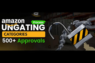 help you go from gated to ungated and get amazon brand approval
