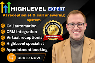 build gohighlevel ai receptionist and call answering system ghl automation