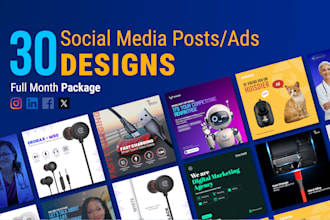 create professional social media post design for your brand