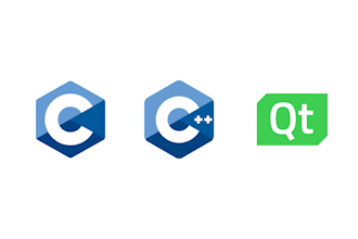 code in cpp and c, using qt