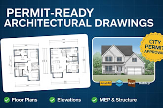 create city permit architectural and construction drawings