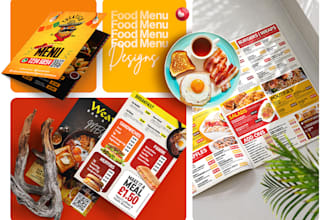 design restaurant menu, food menu and digital menu board