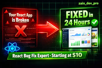 fix reactjs bugs errors and issues in your web application