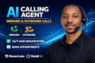 build an ai calling agent with elevenlabs retell for inbound outbound calls