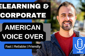 record a professional elearning and corporate voiceover