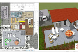 design your 2d site plan, master plan, and landscape plan