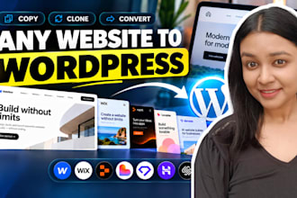 copy clone or convert lovable website to wordpress