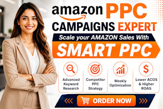 setup optimize and manage amazon PPC campaigns sponsored ads