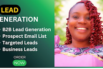 do b2b lead generation and targeted email list building
