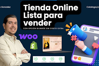 tienda online profesional en woocommerce, shopify para vender más