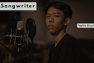 be your songwriter, topliner and lyricist