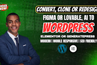 convert or migrate website from joomla drupal lovable weebly or wix to wordpress