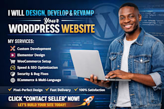 build and revamp a professional wordpress website