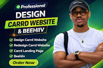 design carrd website redesign carrd website carrd landing page beehiiv