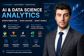 build quantitative finance models and time series analysis
