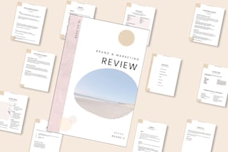 review and consult your brand identity, website and socials