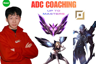 coach you adc, iron to masters, in league of legends