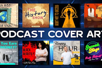create eye catching podcast cover art for apple and spotify