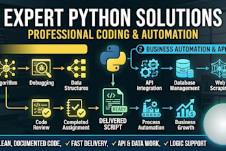 solve your python coding tasks and build custom business scripts