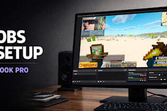 set up your obs stream with overlays and alerts