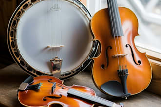 provide madoline,banjo,guiter to your track