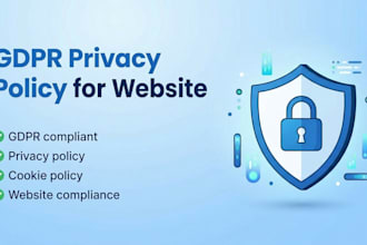 create gdpr compliant privacy policy for your website or business