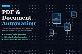 automate your PDF and document generation with python