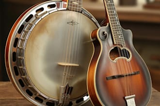 provide madoline,hamonical,banjo to your track