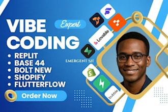 vibe coding base 44 expert bolt new replit ai emergent sh base 44 hostinger ai