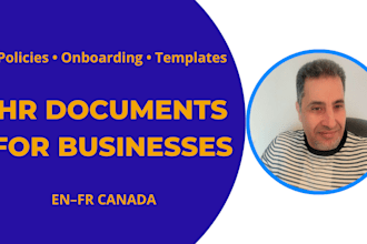 create HR templates and employee onboarding documents for small businesses