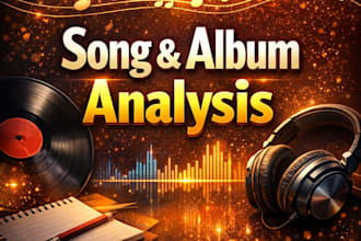 do an original music analysis of your favorite song or album