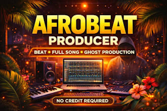 produce a professional afrobeat song or beat