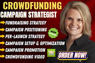 create kickstarter crowdfunding gofundme fundraising promote indiegogo campaign