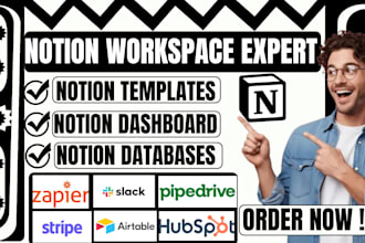 setup notion automation zapier make slack stripe typeform pipedrive integration