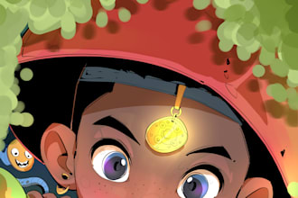 illustrate colourful and engaging childrens book