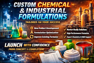 develop custom chemical and industrial formulations tailored for your brand