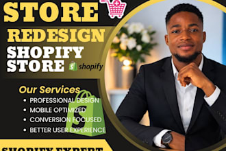 redesign shopify store, shopify website redesign, shopify expert