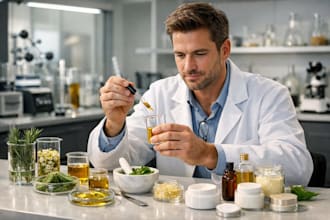 formulate custom natural and organic skincare products