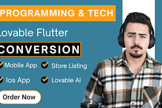 lovable flutter flow claude code to ios app android app native mobile app store