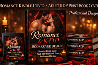 design erotic book cover romance kindle cover and adult kdp print book cover