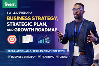 develop a business strategy, strategic plan, or growth roadmap