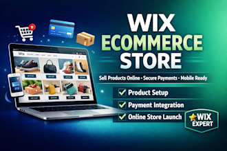 build wix ecommerce store, wix online store or wix store setup