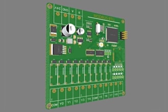 create pcb design and circuit schematic using kicad, easyeda or altium desiger