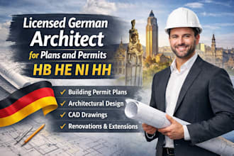 licensed german architect for plans and permits hb he ni hh