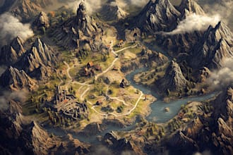 do fantasy map design