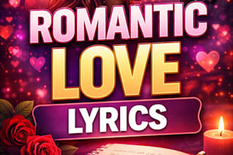 write romantic love song lyrics for your song