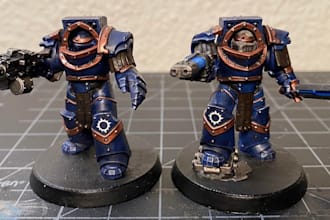 3d print and paint action figure warhammer miniature 3d model resin printing