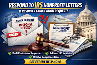respond to irs nonprofit letters or resolve clarification requests