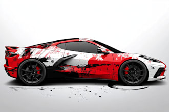 create an insane design mockups in van or car