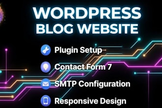 create a professional wordpress website